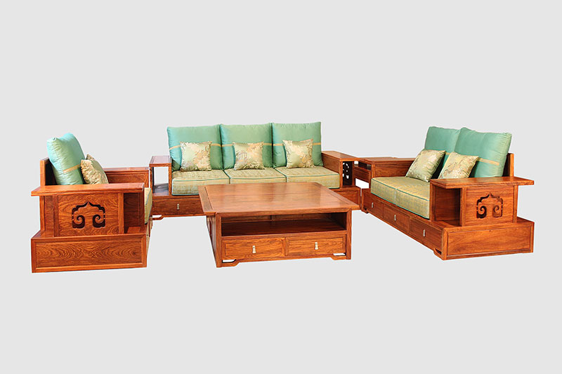 玛纳斯中式实木沙发简直太美了